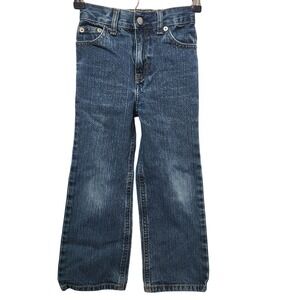 Toughskins Kids Jeans Denim Blue Size 5 Slim Straight Leg Elastic Waist
